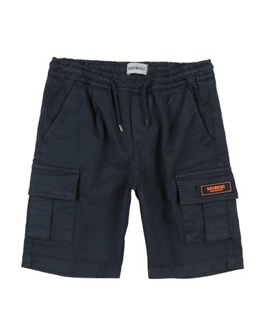 Bikkembergs Toddler Boy Shorts & Bermuda Shorts Midnight Blue Size 5 Cotton, Elastane In Blue