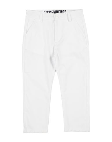 Bikkembergs Toddler Boy Pants White Size 4 Cotton, Polyamide, Elastane In White