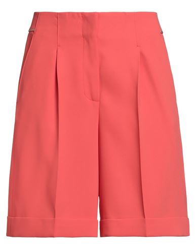 Peserico Woman Shorts & Bermuda Shorts Coral Size 6 Polyester In Red