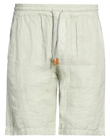Eleventy Platinum Man Shorts & Bermuda Shorts Light Green Size 30 Cotton In White