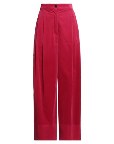 Agnona Woman Pants Fuchsia Size 4 Cotton In Pink