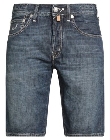 Jacob Cohёn Man Denim Shorts Blue Size 32 Cotton, Linen In Blue