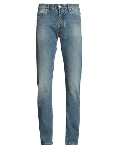Moorer Man Jeans Blue Size 28 Cotton, Polyester, Elastane In Blue