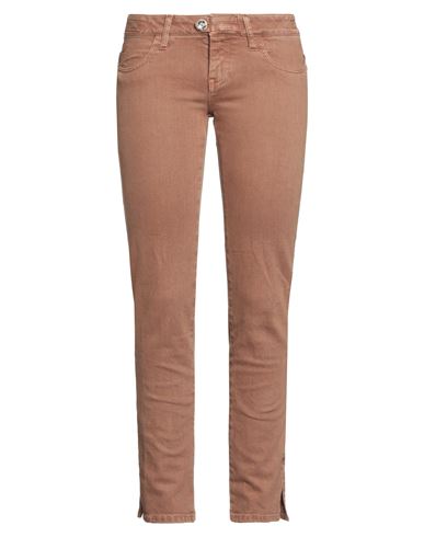 Jacob Cohёn Woman Jeans Camel Size 28 Cotton, Lycra In Brown
