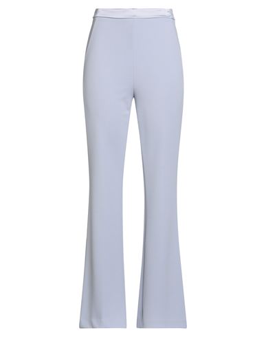 Vicolo Woman Pants Sky Blue Size S Polyester, Elastane In Blue
