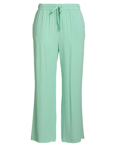 Seventy Venezia Woman Pants Light Green Size 14 Acetate, Silk In Green