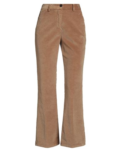 Myths Woman Pants Camel Size 2 Cotton, Tencel, Elastane In Nude