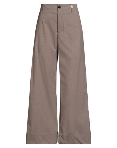 Myths Woman Pants Beige Size 2 Polyester, Viscose, Elastane In Neutral