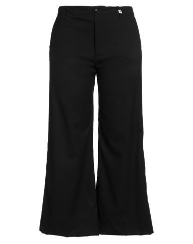 Myths Woman Pants Black Size 10 Polyester, Viscose, Elastane In Black