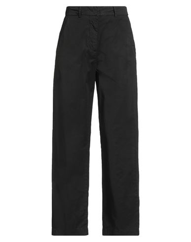 Myths Woman Pants Black Size 2 Cotton, Elastane In Black