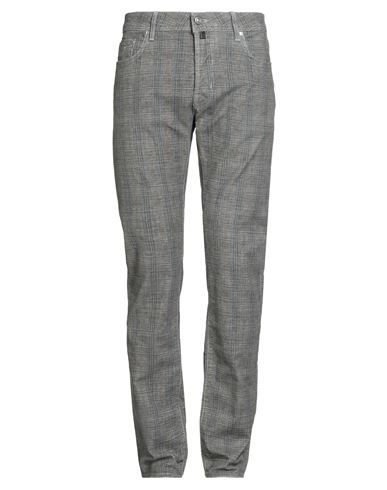 Jacob Cohёn Man Pants Grey Size 35 Cotton, Elastane In Gray