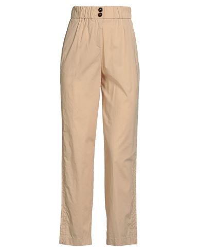 Nenette Woman Pants Beige Size 4 Lyocell, Cotton, Elastane In Neutral