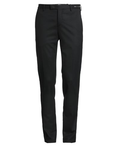 Pt Torino Man Pants Black Size 36 Virgin Wool, Elastane In Black