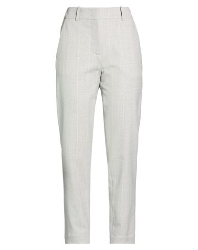 Eleventy Woman Pants Grey Size 2 Wool, Elastane In Gray