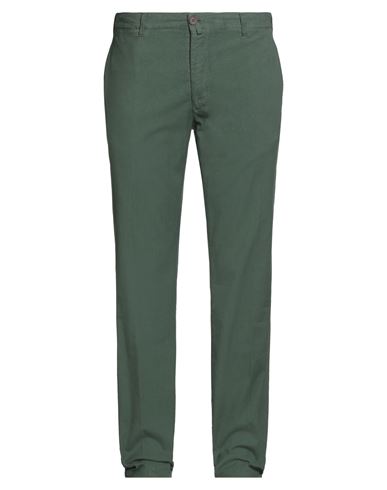 Barbour Man Pants Dark Green Size 44 Cotton, Elastane In Green