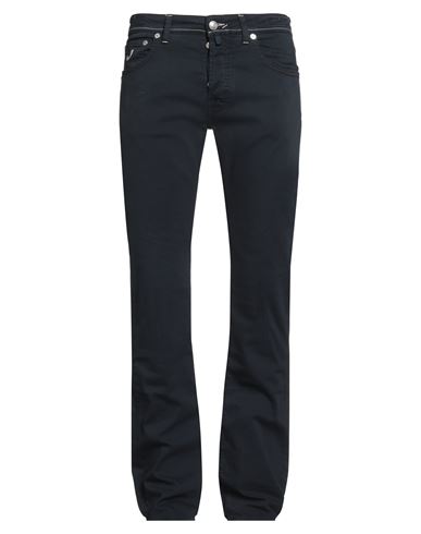Jacob Cohёn Man Pants Midnight Blue Size 33 Cotton, Elastane In Black
