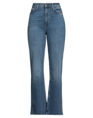 Rag & Bone Casey Flared Cropped Jeans In Blue