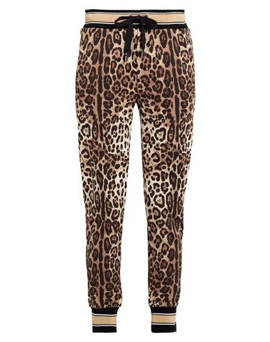 Dolce & Gabbana Woman Pants Beige Size 16 Cotton, Elastane In Multi