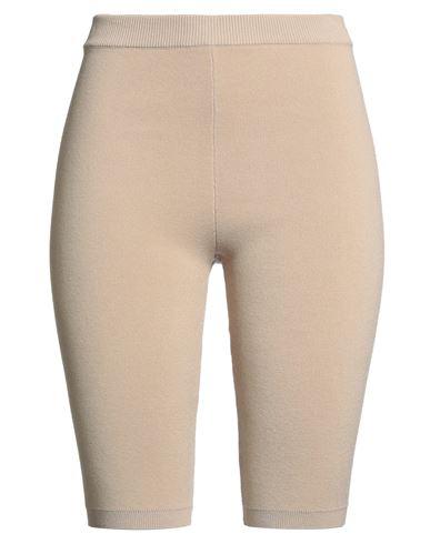 Magda Butrym Woman Shorts & Bermuda Shorts Beige Size 6 Viscose, Polyester In Neutral