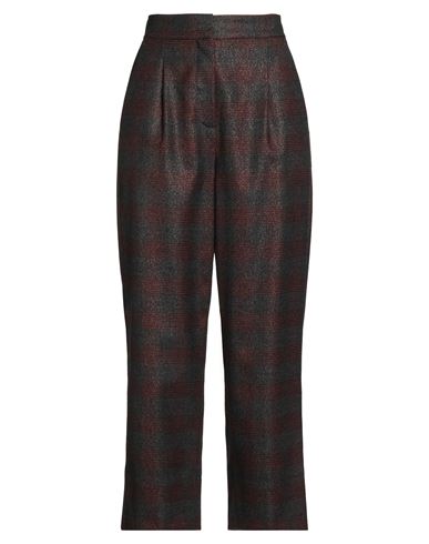 Lorena Antoniazzi Woman Pants Charcoal Size 12 Virgin Wool, Elastane, Polyester In Gray