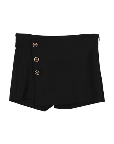 Versace Young Toddler Girl Shorts & Bermuda Shorts Black Size 6 Viscose, Polyamide, Elastane In Black