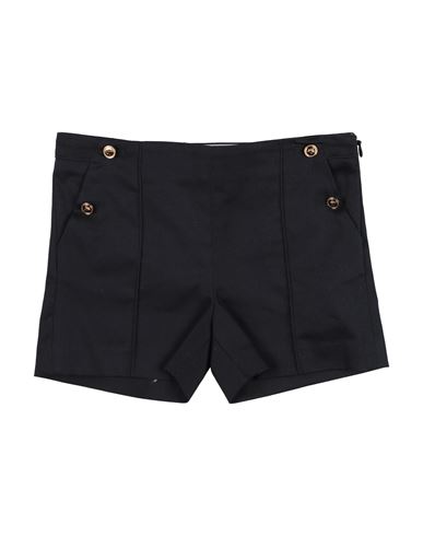 Versace Young Toddler Girl Shorts & Bermuda Shorts Midnight Blue Size 3 Cotton, Polyester, Polyamide In Black