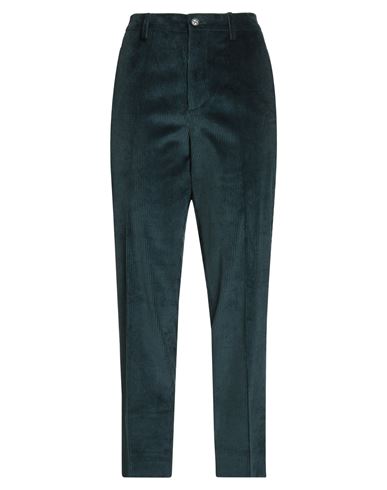 Berwich Woman Pants Dark Green Size 8 Cotton, Elastane