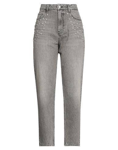 Ba&sh Ba & Sh Woman Jeans Grey Size 2 Organic Cotton In Gray