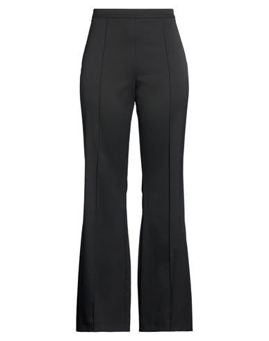 Erika Cavallini Woman Pants Black Size 12 Polyester, Virgin Wool, Elastane