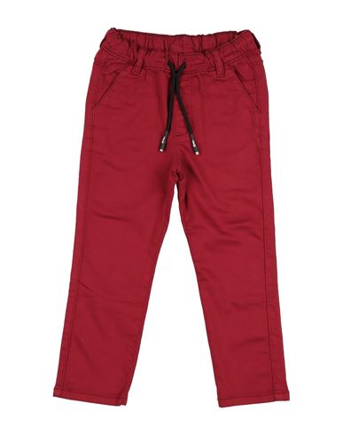 Ido Toddler Boy Pants Brick Size 4 Cotton, Elastane In Red