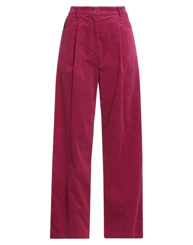 8pm Conscious Woman Pants Fuchsia Size S Cotton, Elastane In Red