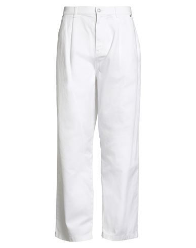 Moschino Couture Man Jeans White Size 36 Cotton In White