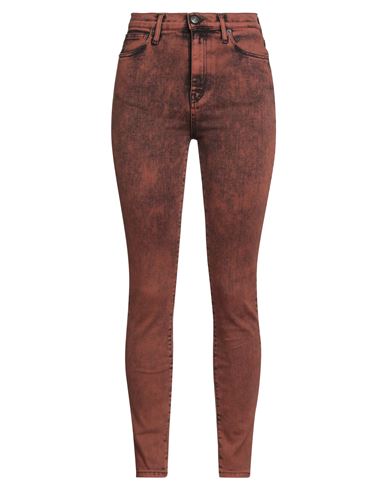 8pm Woman Jeans Brown Size 27 Cotton, Elastolefin, Elastane In Brown
