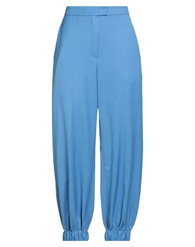 8pm Conscious Woman Pants Azure Size S Viscose, Polyamide In Blue