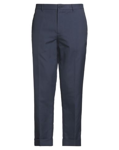 Dior Man Pants Navy Size 36 Cotton In Blue
