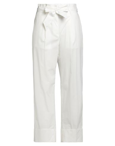 Marc Cain Woman Pants White Size 5 Cotton, Elastane In White