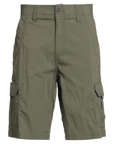 Lee Man Shorts & Bermuda Shorts Military Green Size 29 Cotton, Polyamide, Elastane In Green