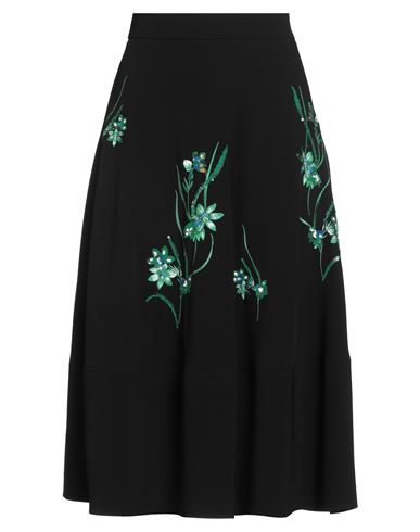 Max Mara Studio Woman Midi Skirt Black Size 8 Triacetate, Polyester