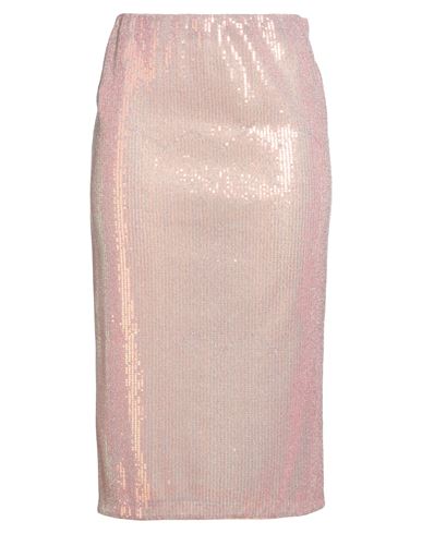 Pinko Woman Midi Skirt Blush Size L Polyester In Pink