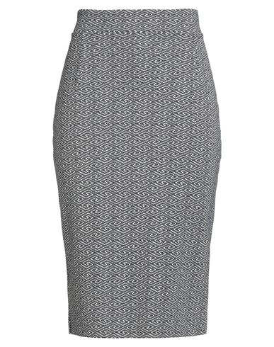 Chiara Boni La Petite Robe Woman Midi Skirt Black Size 6 Polyamide, Elastane In Gray