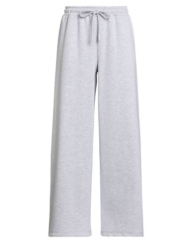 Motel Woman Pants Light Grey Size S Cotton In White