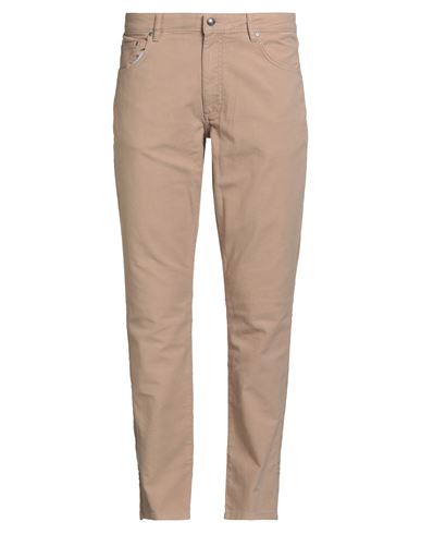 Hackett Man Pants Sand Size 32 Cotton, Elastane