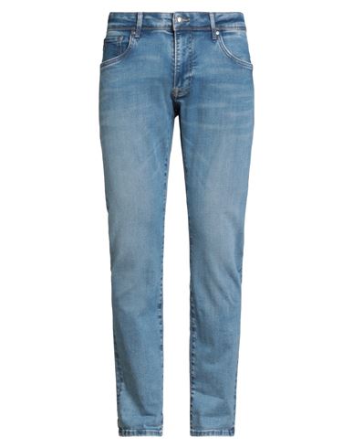 Hackett Man Jeans Blue Size 34 Cotton, Polyester, Elastane In Blue