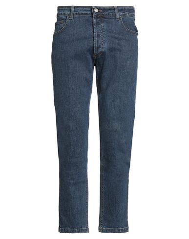 Entre Amis Man Jeans Blue Size 42 Cotton, Elastane In Blue