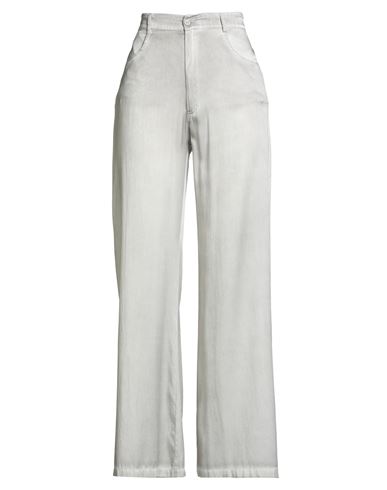 Kangra Cashmere Kangra Woman Pants Grey Size 4 Silk, Elastane In Gray