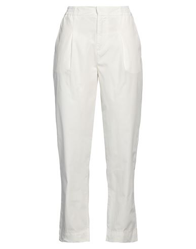 Alpha Studio Woman Pants White Size 4 Cotton In White