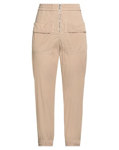Dondup Woman Pants Camel Size 28 Lyocell, Cotton, Elastane In Nude