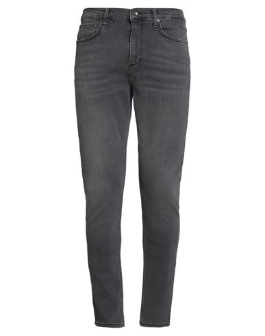 Rag & Bone Man Jeans Charcoal Size 34w-32l Cotton, Elastomultiester, Elastane In Gray