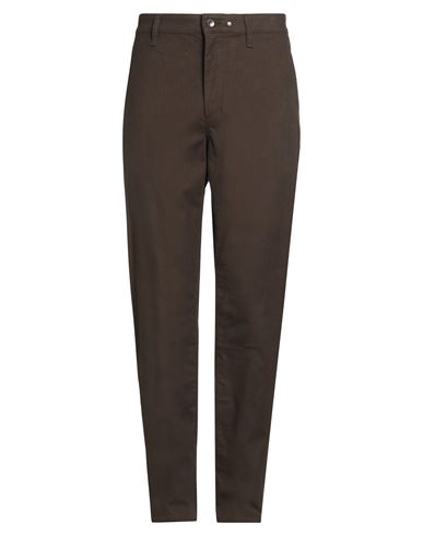 Rag & Bone Man Pants Dark Green Size 34 Cotton, Polyester, Elastane In Green