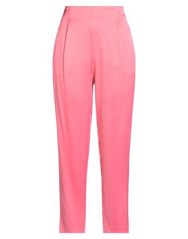 Nenette Woman Pants Fuchsia Size 8 Viscose, Elastane In Pink